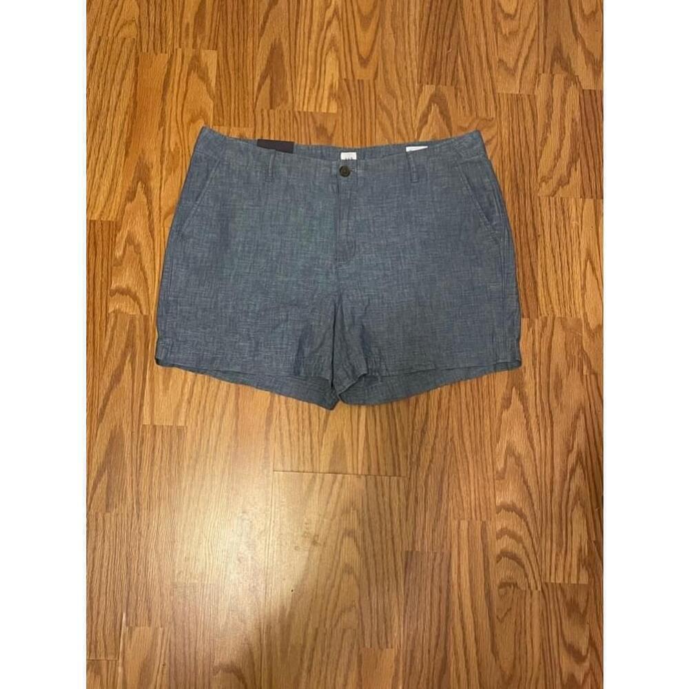 NEW GAP Women’s 5” Chambray Shorts Size 14